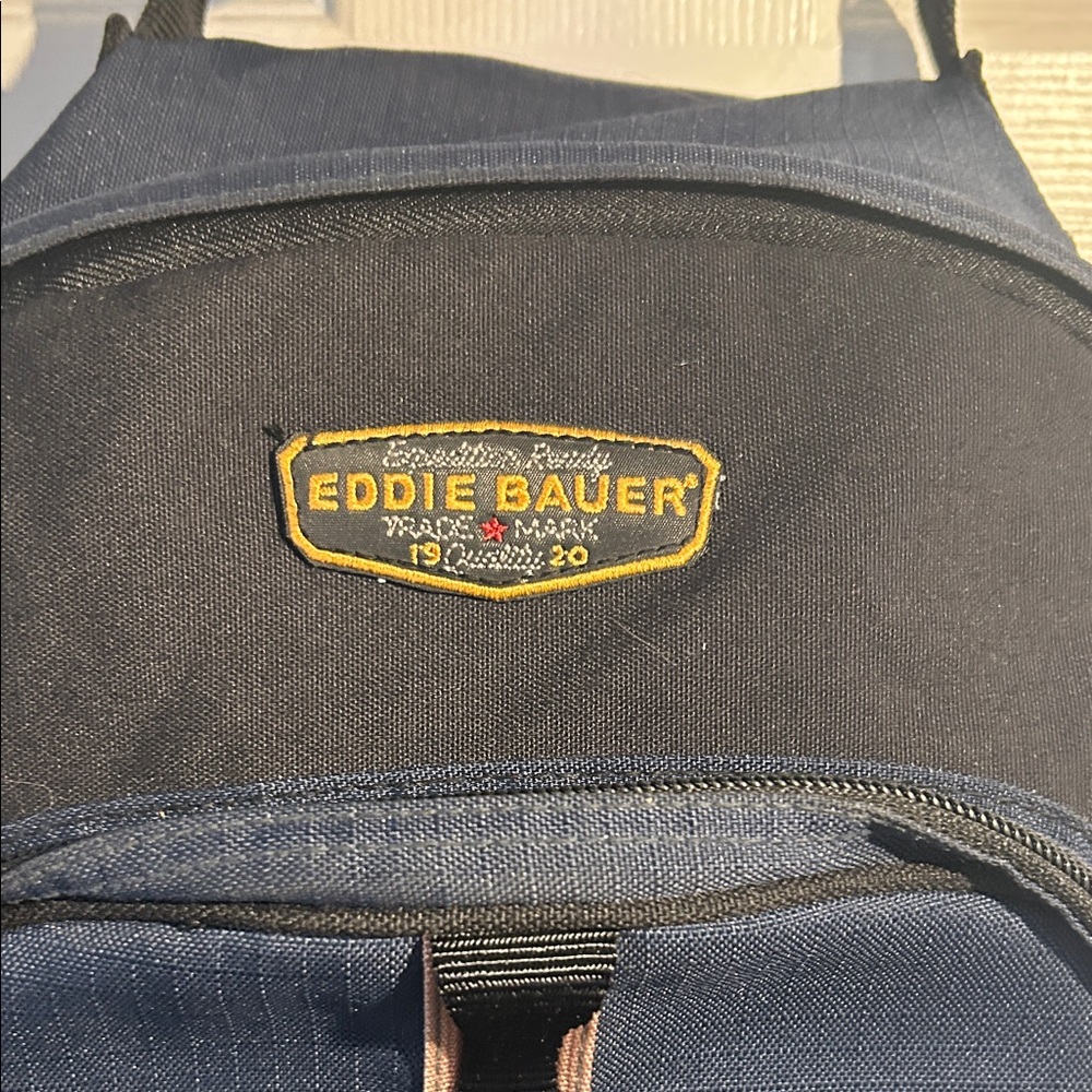 Eddie Bauer Navy and Black Backpack for Men - Picture 2 of 7